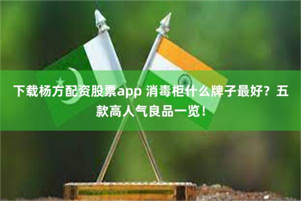 下载杨方配资股票app 消毒柜什么牌子最好？五款高人气良品一览！